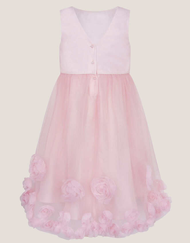 Josie 3D Rosette Dress, Pink (PINK), large