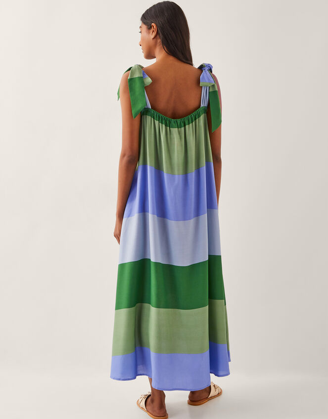 Lola Stripe Maxi Dress, Blue (BLUE), large