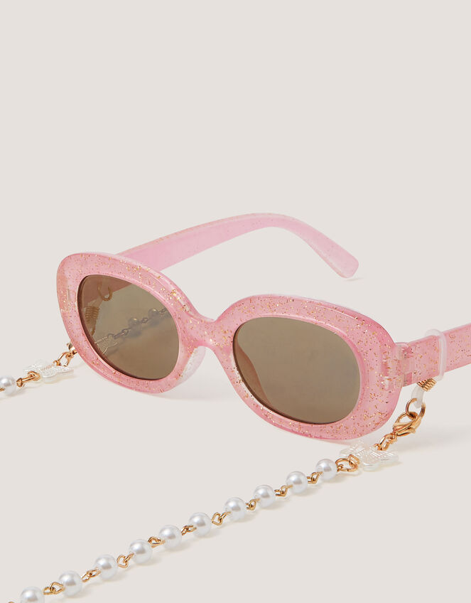 Butterfly Pearl Sunglasses Chain, , large