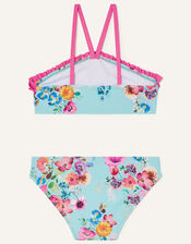 Josie Floral Frill Bikini Set, Multi (MULTI), large