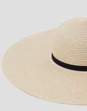 Mae Floppy Straw Sun Hat, , large