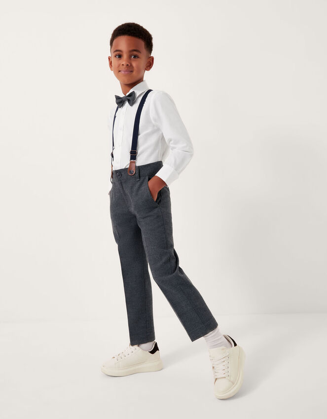 Arthur 4-Piece Smart Shirt & Trousers, Grey (GREY), large