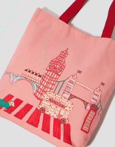 London Canvas Tote Bag, , large