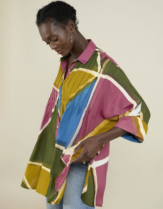 East Lailah Hand-Painted Shirt, Multi (MULTI), large
