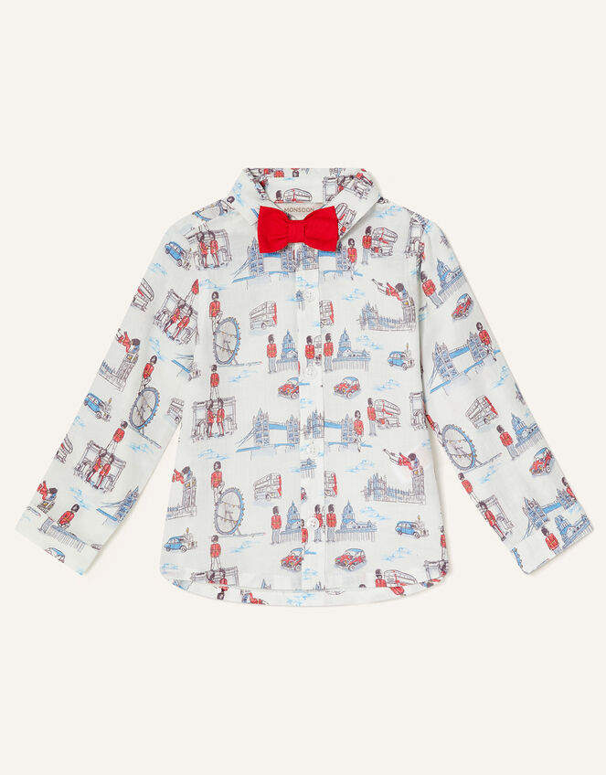 London Guard Shirt and Bow Tie, Ivory (IVORY), large