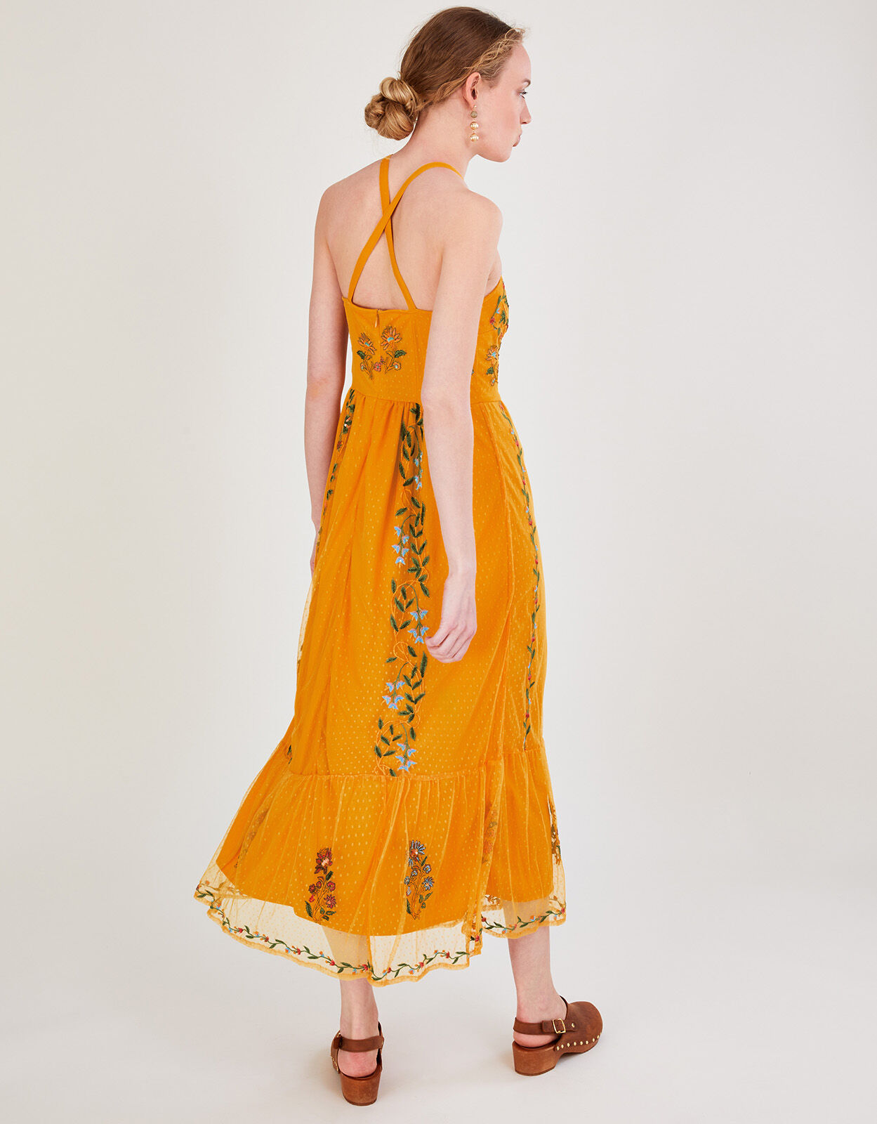 Yellow monsoon dress sale