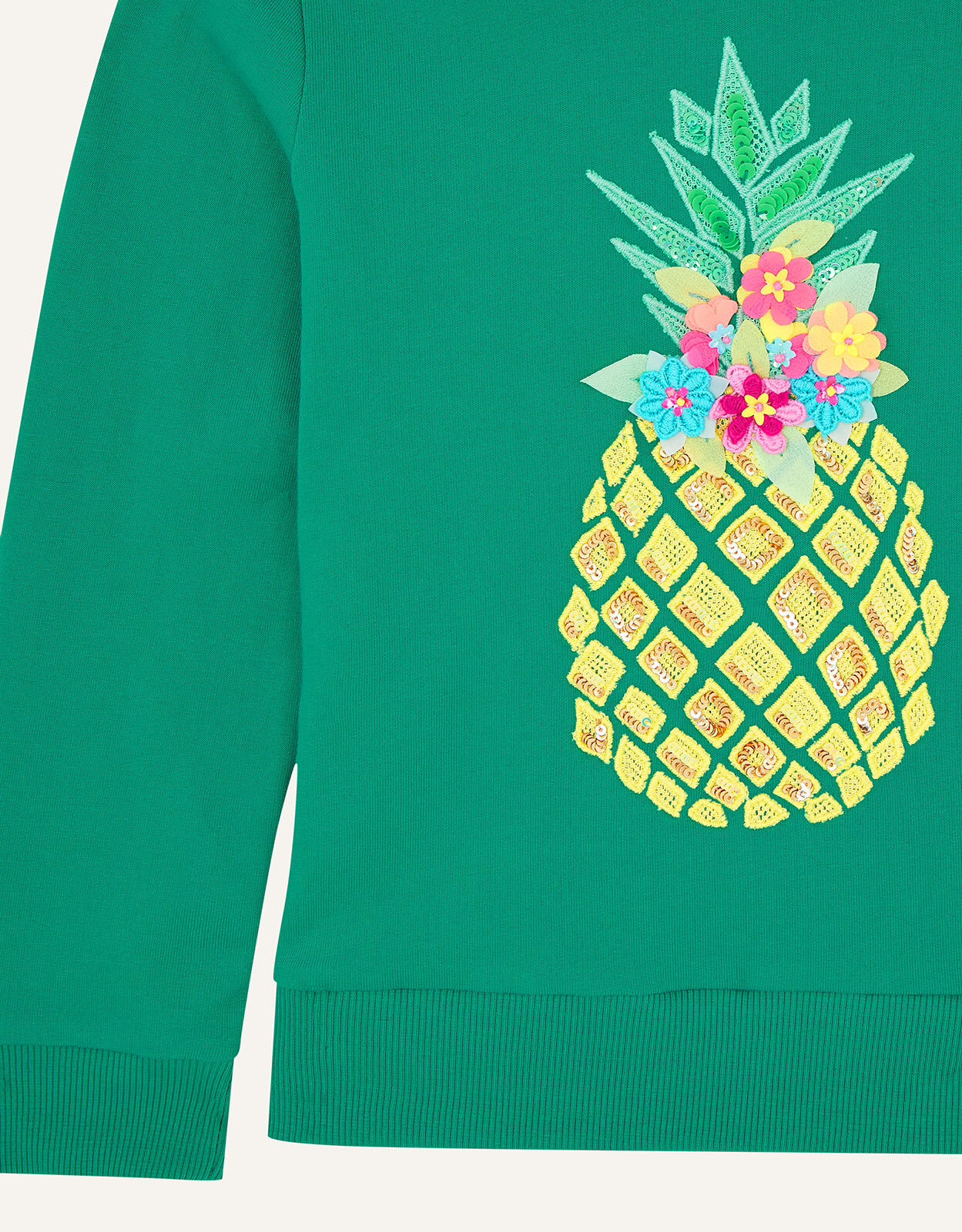 sequin pineapple shirt