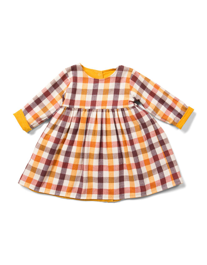 Little Green Radicals Reversible Corduroy Pocket Dress, ORCHE, large