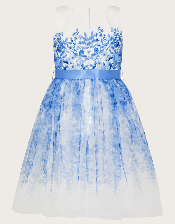 Gabriella Floral Dress, Blue (BLUE), large