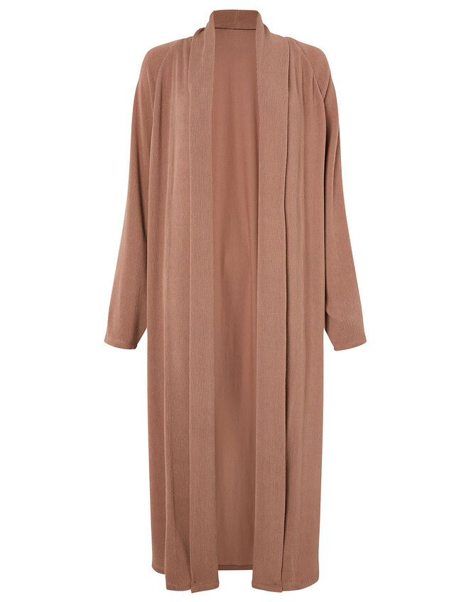 LOUNGE Ellie Midi Cardigan, Brown (BROWN), large