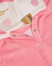 Baby Flamingo Towel Poncho, Pink (PINK), large