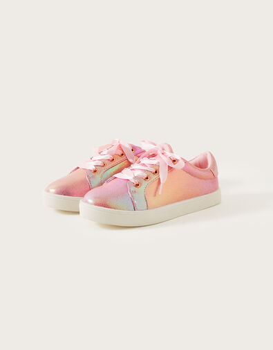 Shimmer Rainbow Padded Trainers, Multi (MULTI), large