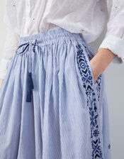 East Teleri Stripe Maxi Skirt, Blue (BLUE), large