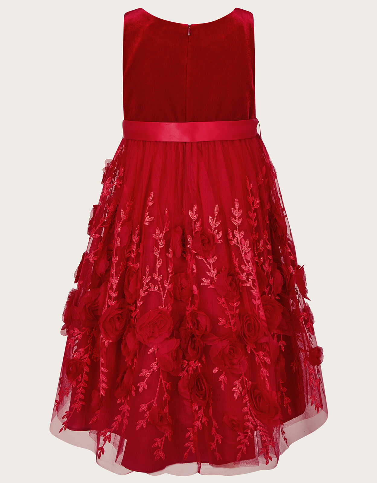 Monsoon girls red dress new arrivals