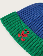 Monster Beanie Hat, Green (GREEN), large