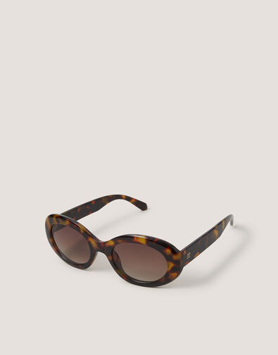 Tort Oval Sunglasses, , large