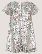 Rainbow Sequin Party Dress, Multi (MULTI), large