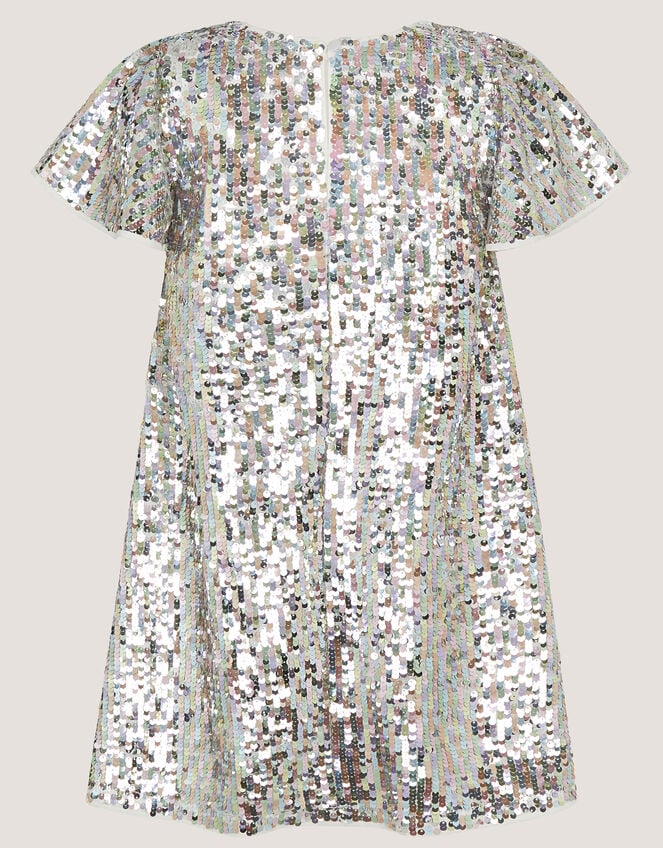 Rainbow Sequin Party Dress, Multi (MULTI), large