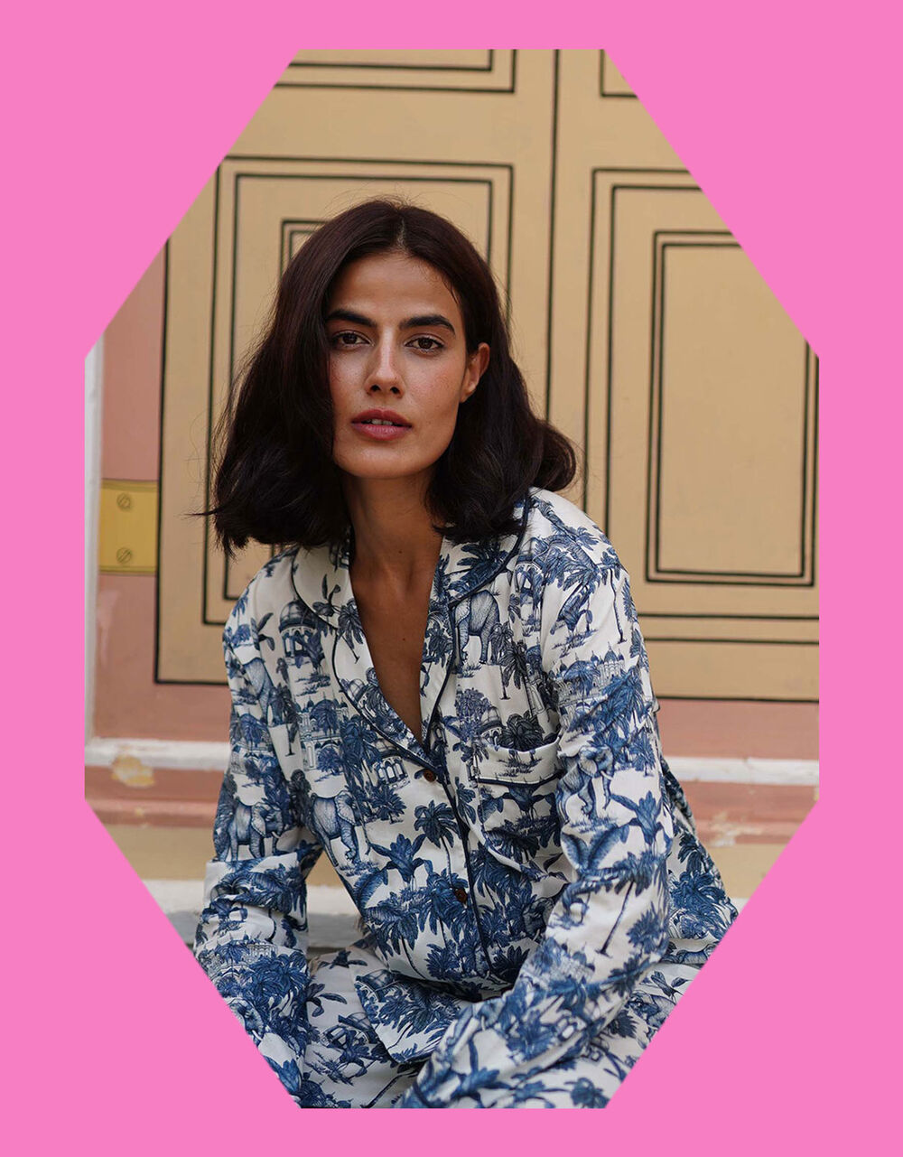Women Women's Clothing | Luna & Noon Rajasthan Print Pyjama Set Blue - NL52020