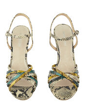 Mai Multi Strap Heeled Sandals, Multi (MULTI), large