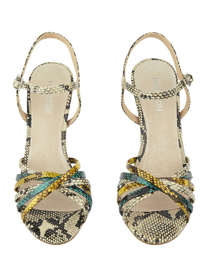 Mai Multi Strap Heeled Sandals, Multi (MULTI), large