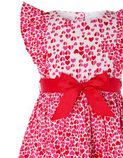 Baby Aria Heart Dress, Red (RED), large