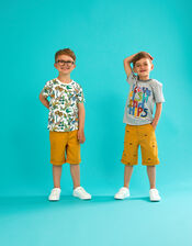 Chino Shorts, Yellow (MUSTARD), large