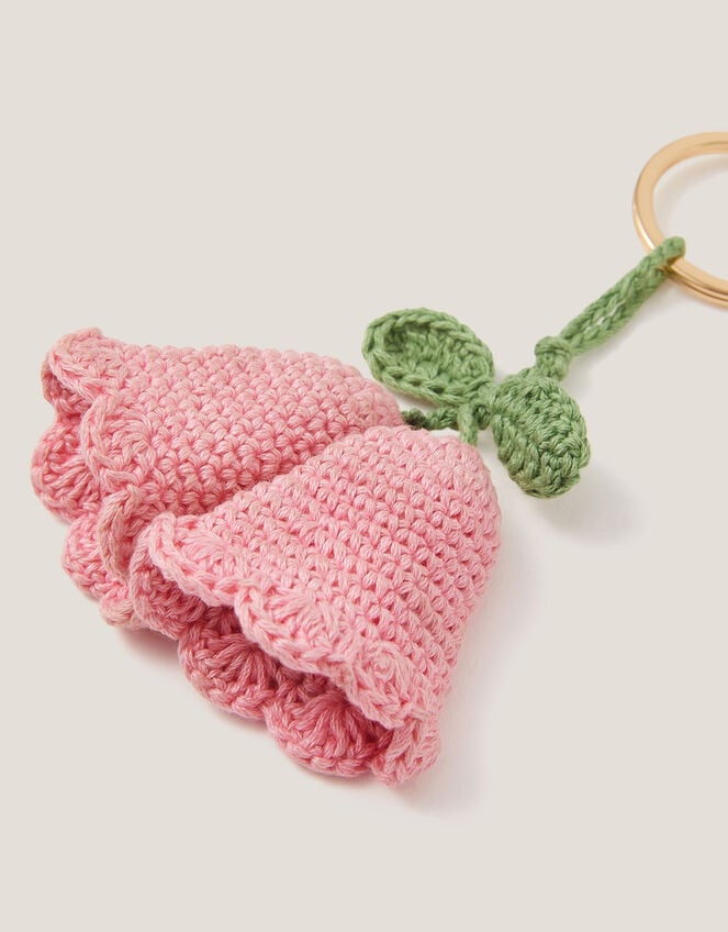 Tulip Crochet Bag Charm, , large