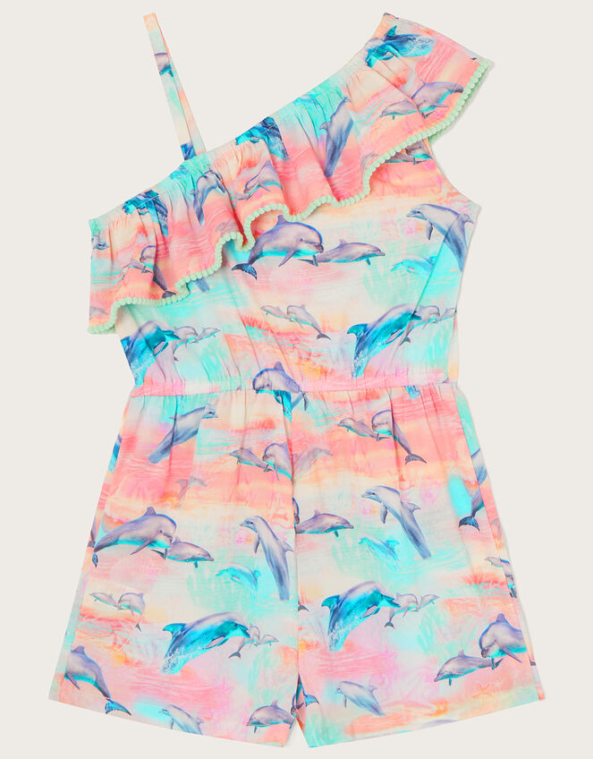 Beach Dolphin Playsuit WWF-UK Collaboration, Multi (MULTI), large