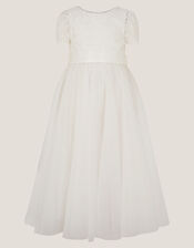 Anya Tulle Maxi Dress, Ivory (IVORY), large