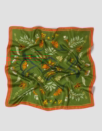 Sabrina Floral Print Scarf, , large