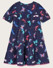Butterfly Dress WWF-UK Collaboration, Blue (NAVY), large