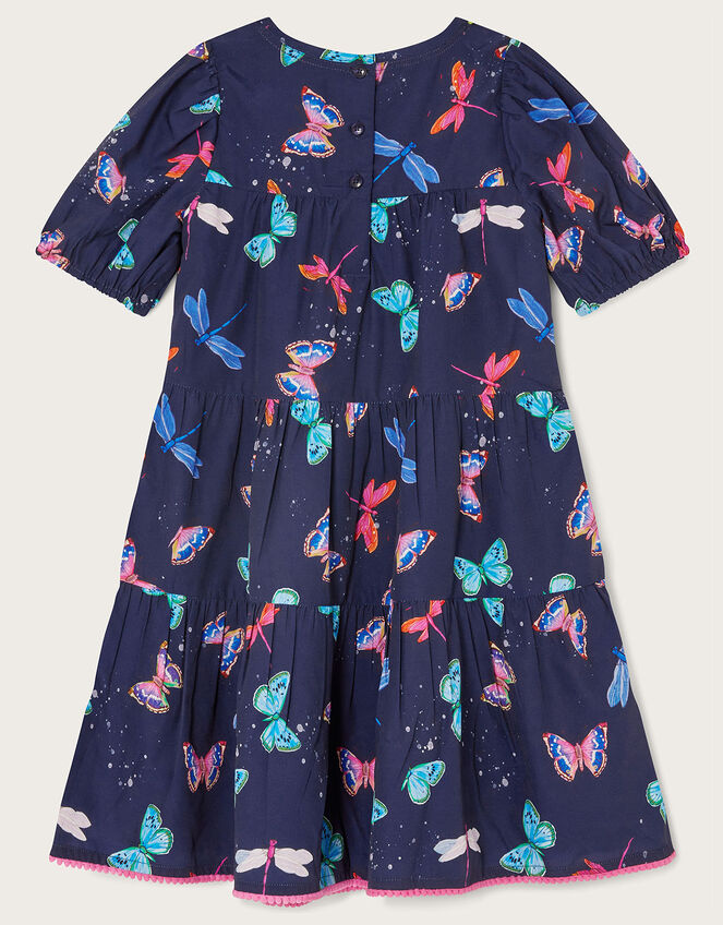 Butterfly Dress WWF-UK Collaboration, Blue (NAVY), large