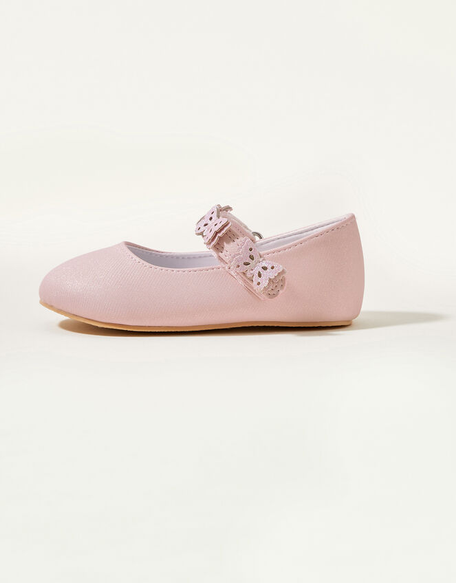 Shimmer Butterfly Walker Shoes, Pink (PINK), large