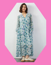 East Amelia Floral Maxi Dress, Green (MINT), large