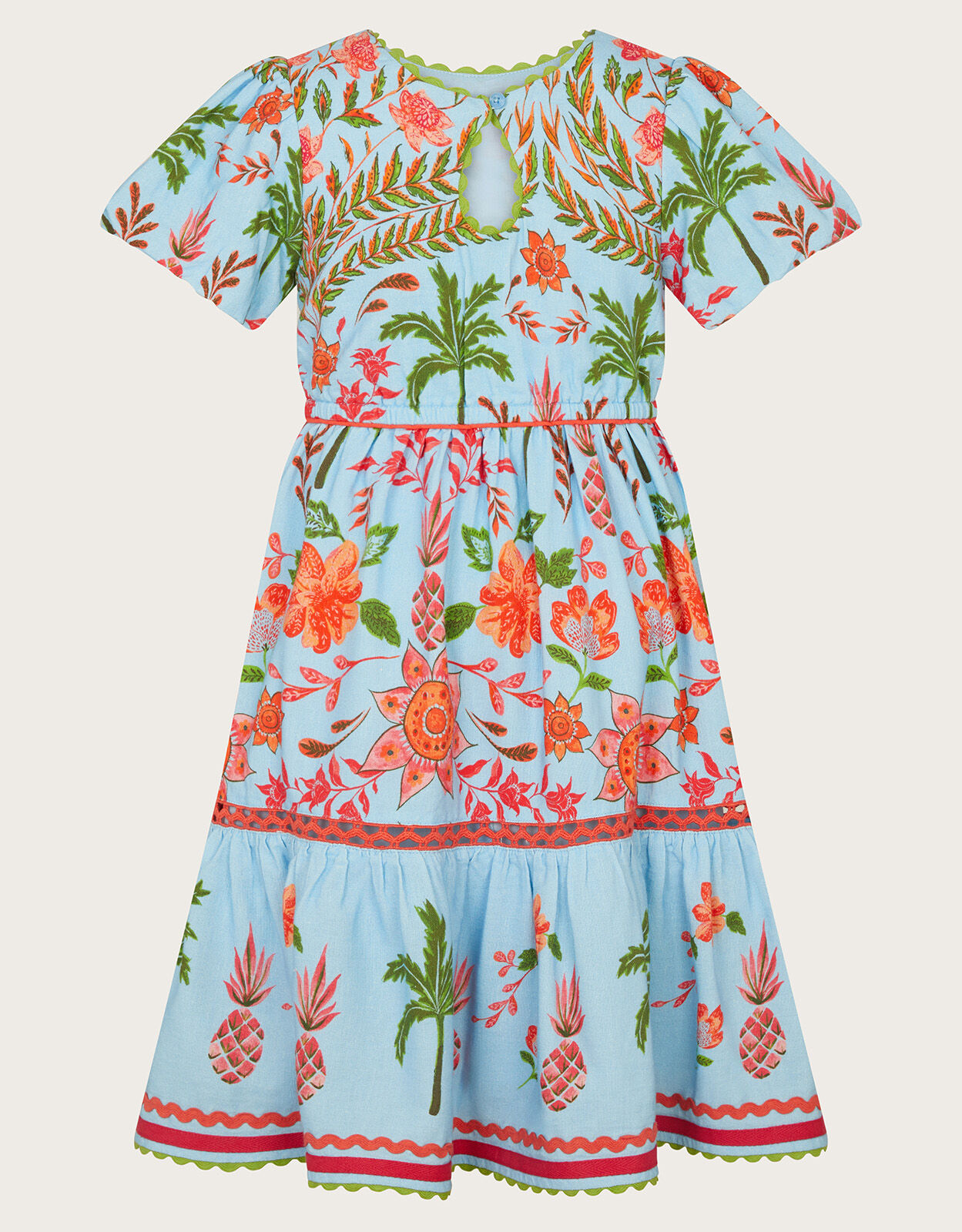 Boutique Rio Print Dress Green