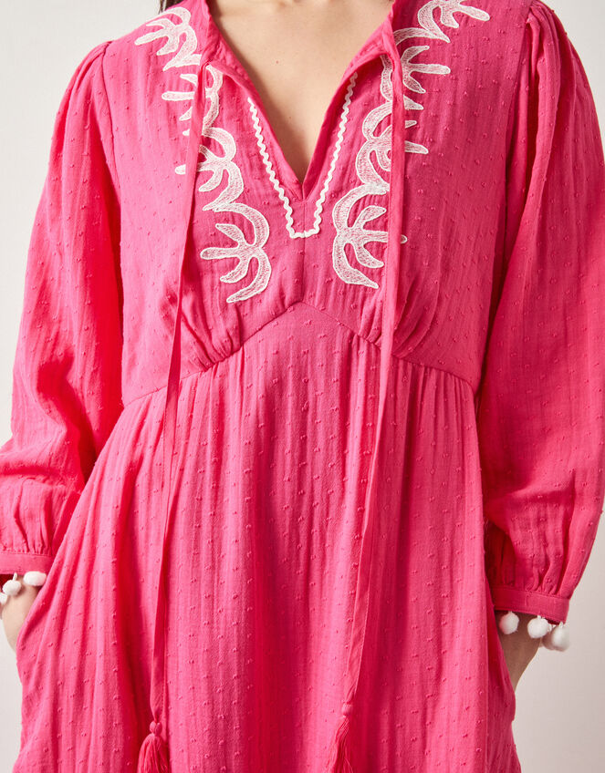 East Karyta Embroidered Maxi Dress, Pink (PINK), large