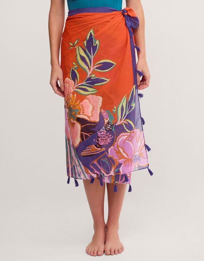 Carmen Floral Print Sarong, , large