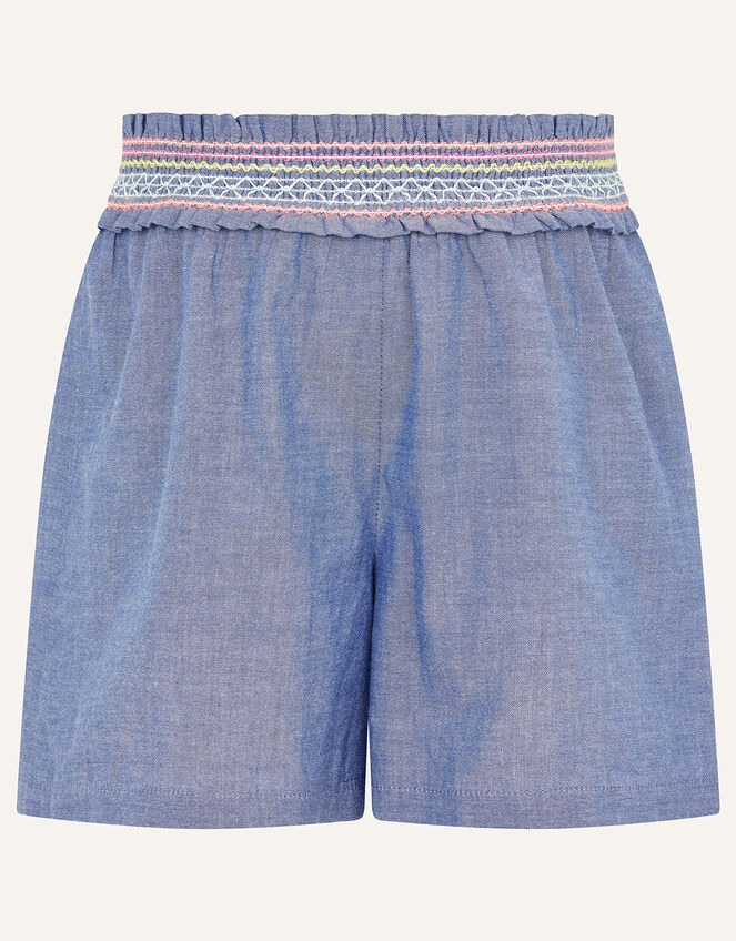 Fiesta Chambray Shorts , Blue (BLUE), large