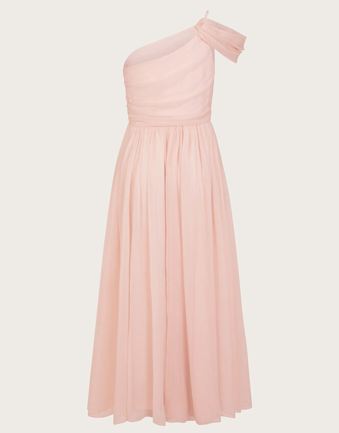 Texas One-Shoulder Prom Dress, Pink (PINK), large