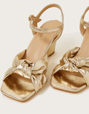 Knot Front Wedges, Gold (GOLD), large