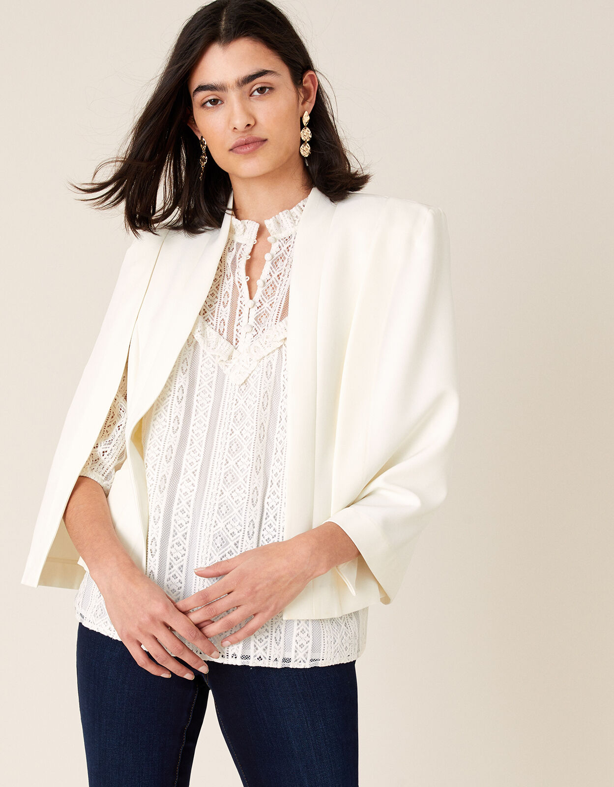 Monsoon deals cape coat