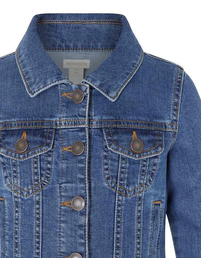 Daja Denim Jacket, Blue (BLUE), large