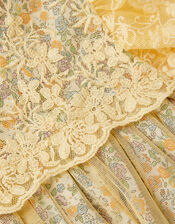 Darcie Ditsy Floral Mesh Dress, Yellow (YELLOW), large