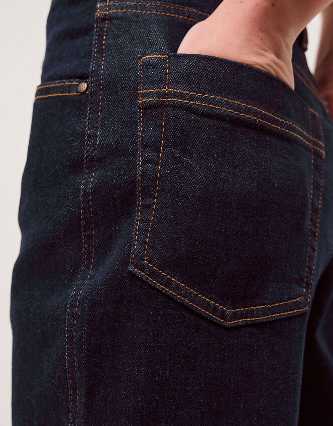 Hallie Regular Cropped Wide Leg Jeans Blue