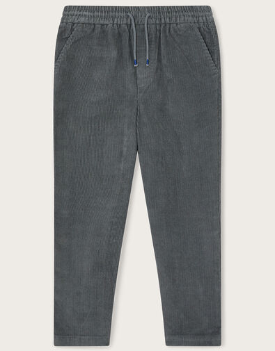 Tapered Cord Trousers, Grey (GREY), large