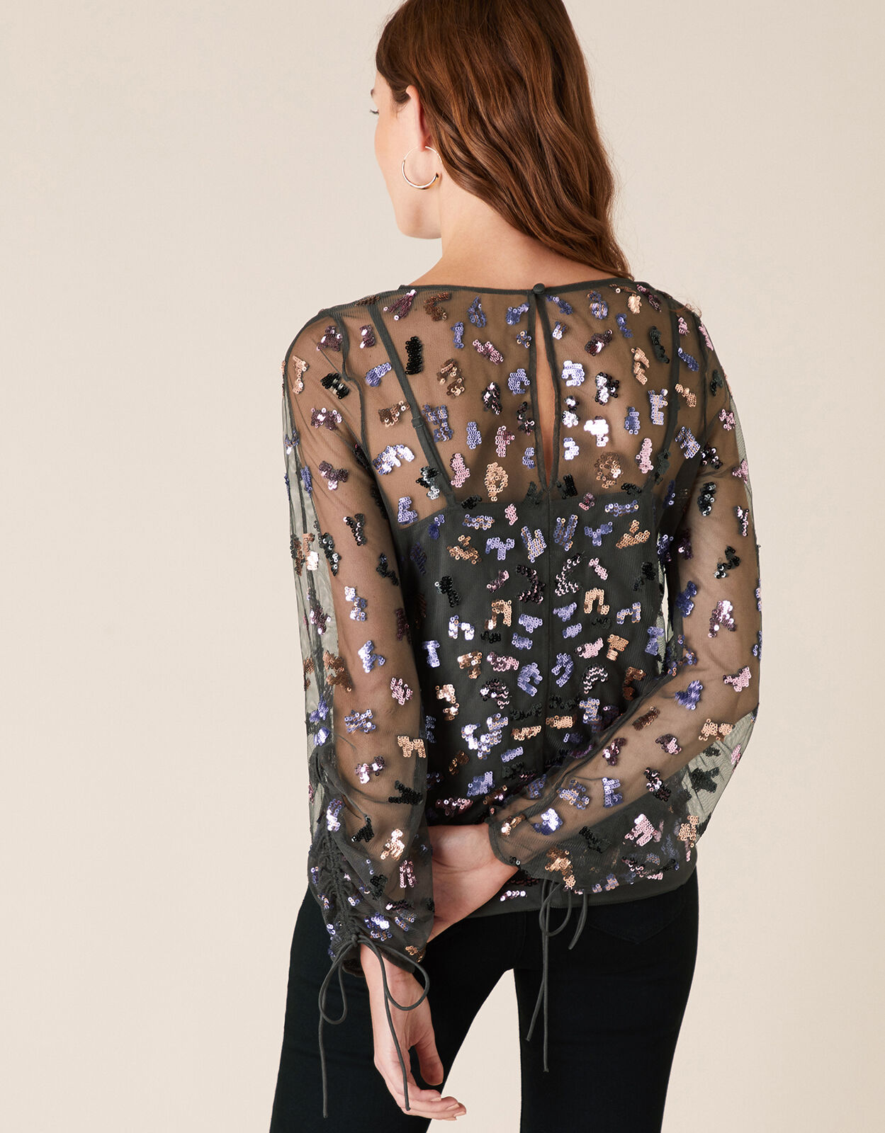 sequin blouse uk