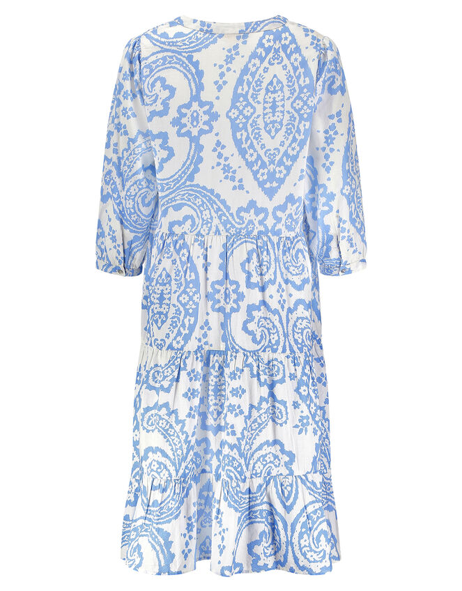 East Norma Print Dress, Blue (BLUE), large