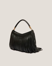 Sula Fringe Hobo Bag, , large