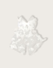 Laurena Butterfly Tulle Bow Hair Clip, , large